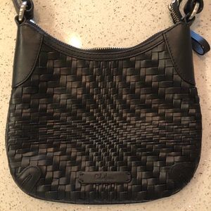Cole Hasan Black Crossbody - like new
